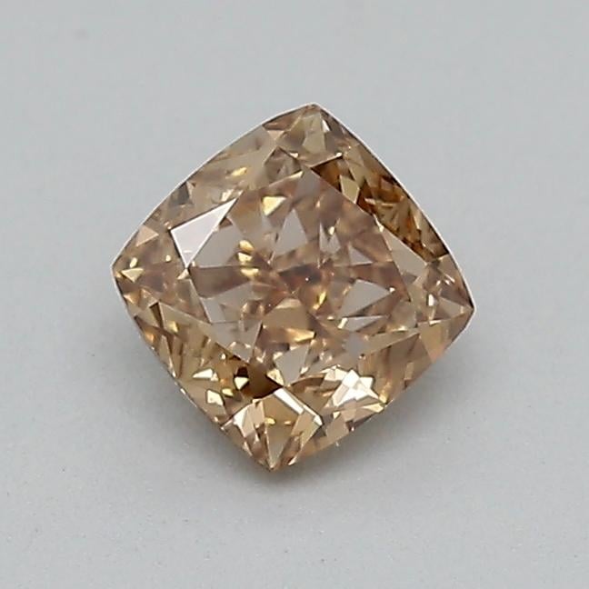 0.33 Ct. Light  Brown Cushion Lab Grown Diamond