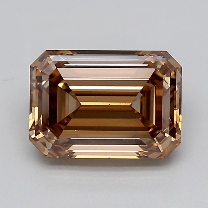 2.11 Ct. Fancy Light  Brown Emerald Lab Grown Diamond