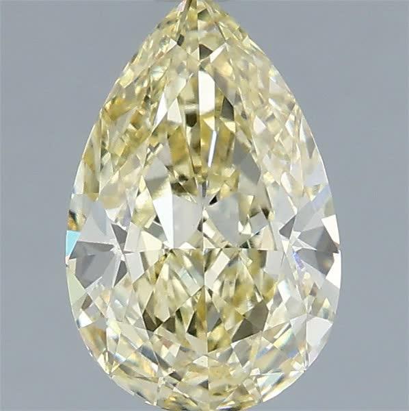 1.59 Ct. Fancy Intense Yellow Pear Lab Grown Diamond
