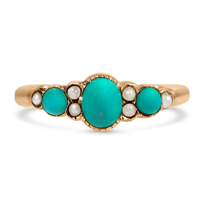 Victorian Turquoise Vintage Ring