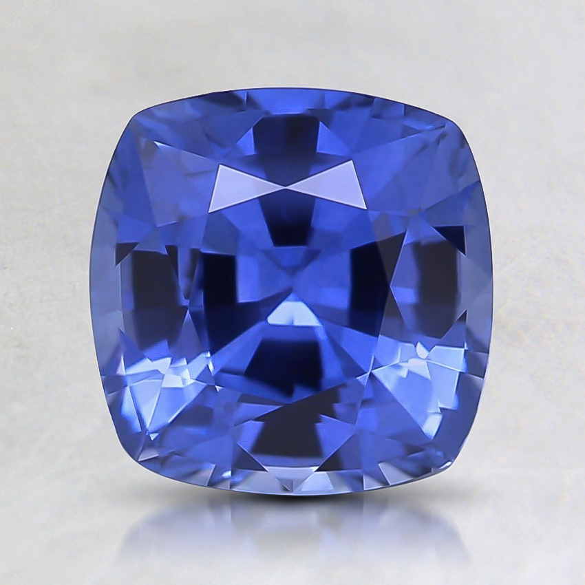 7.1x7mm Premium Blue Cushion Sapphire