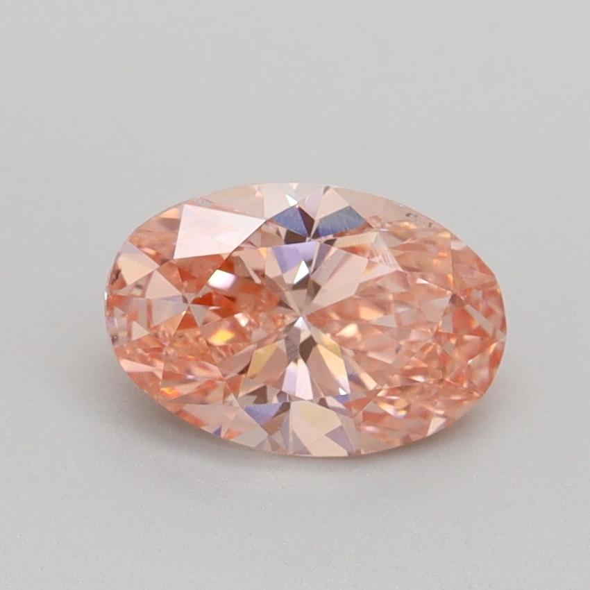 1.00 Ct. Fancy Vivid Pink Oval Lab Grown Diamond