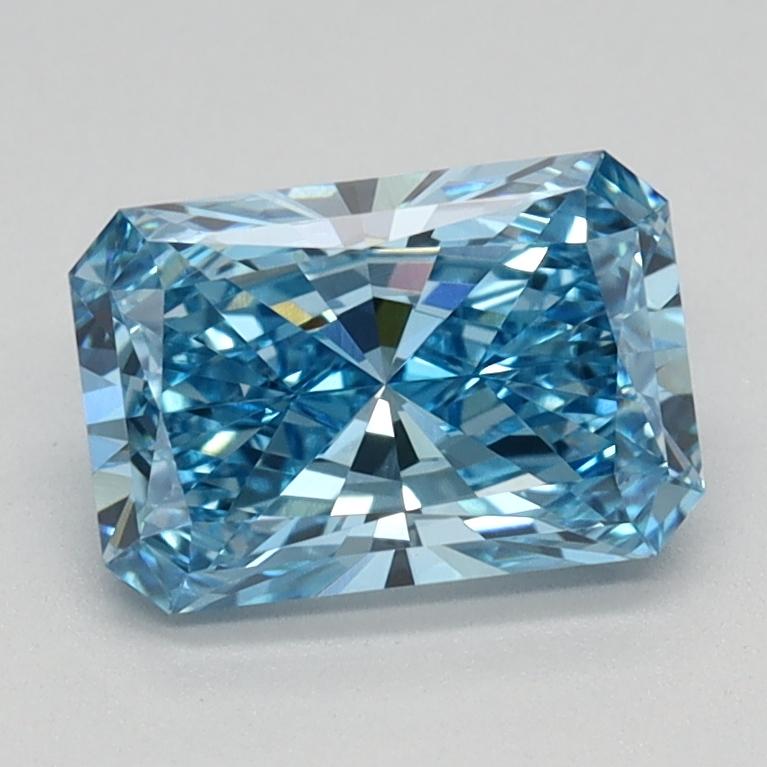 1.04 Ct. Fancy Vivid Blue Radiant Lab Grown Diamond