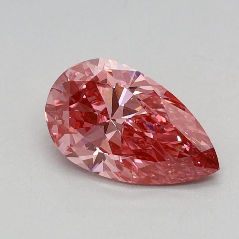 0.62 Ct. Fancy Vivid Pink Pear Lab Grown Diamond