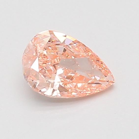 0.65 Ct. Fancy Vivid Pink Pear Lab Grown Diamond