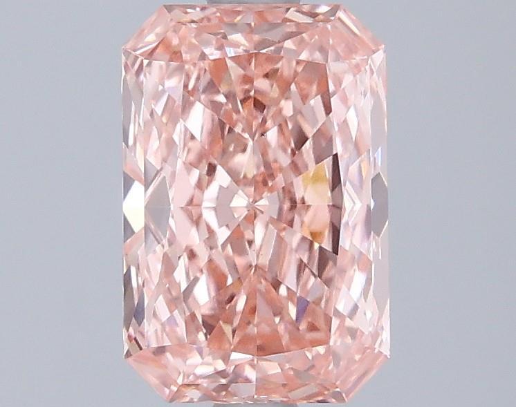 1.51 Ct. Fancy Vivid Pink Radiant Lab Grown Diamond