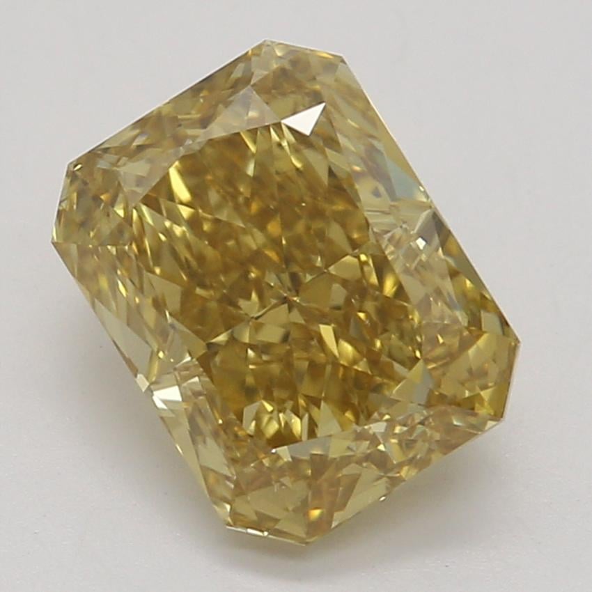 1.11 Ct. Fancy Deep Brownish Orangy Yellow Radiant Diamond