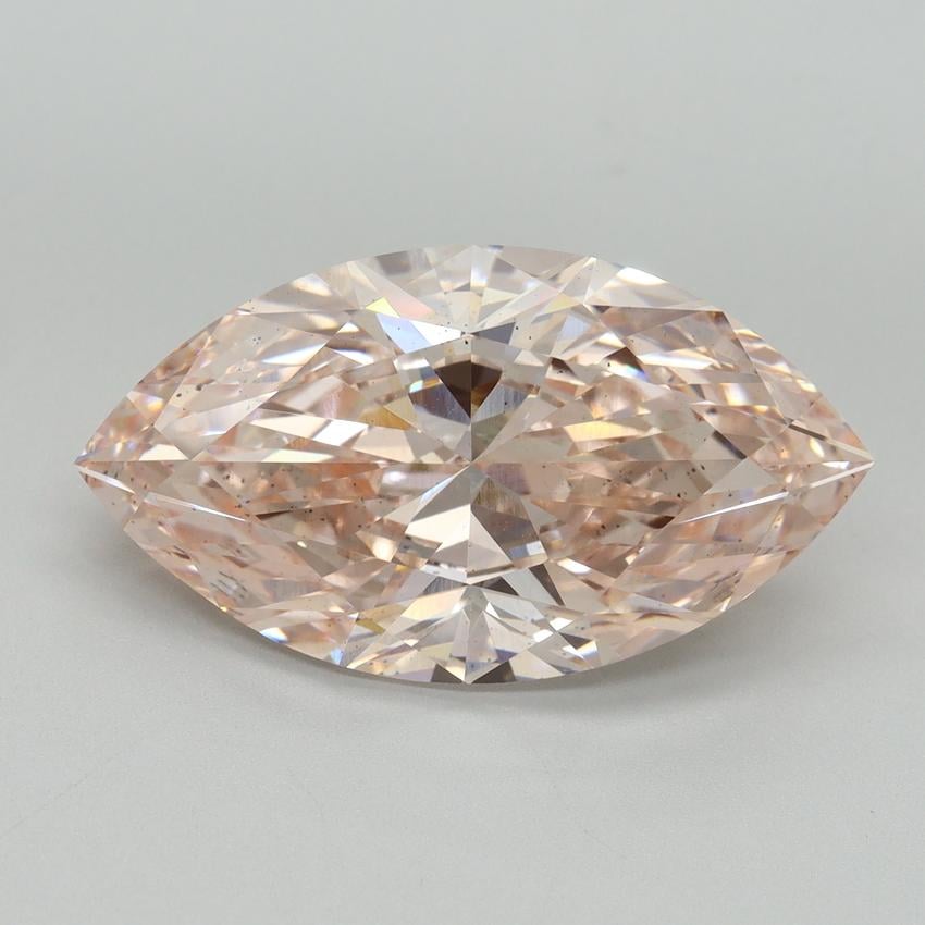 7.53 Ct. Fancy Intense Pink Marquise Lab Grown Diamond