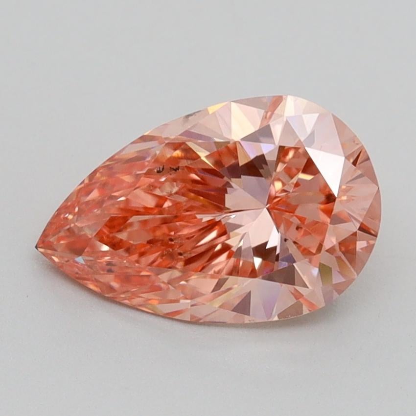 1.51 Ct. Fancy Vivid Pink Pear Lab Grown Diamond