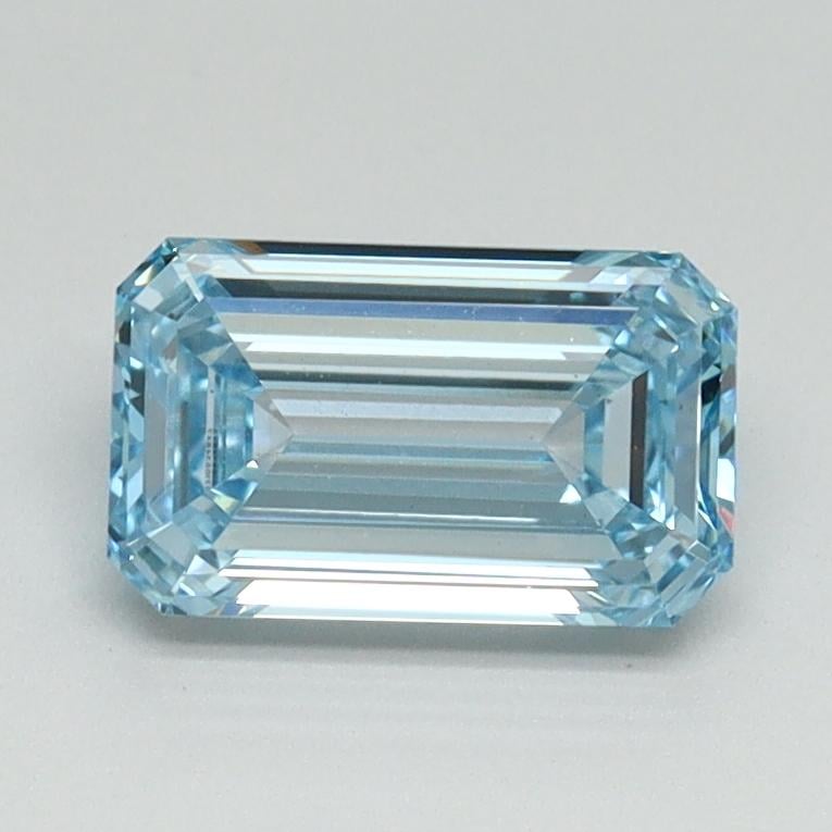 1.09 Ct. Fancy Intense Blue Emerald Lab Grown Diamond
