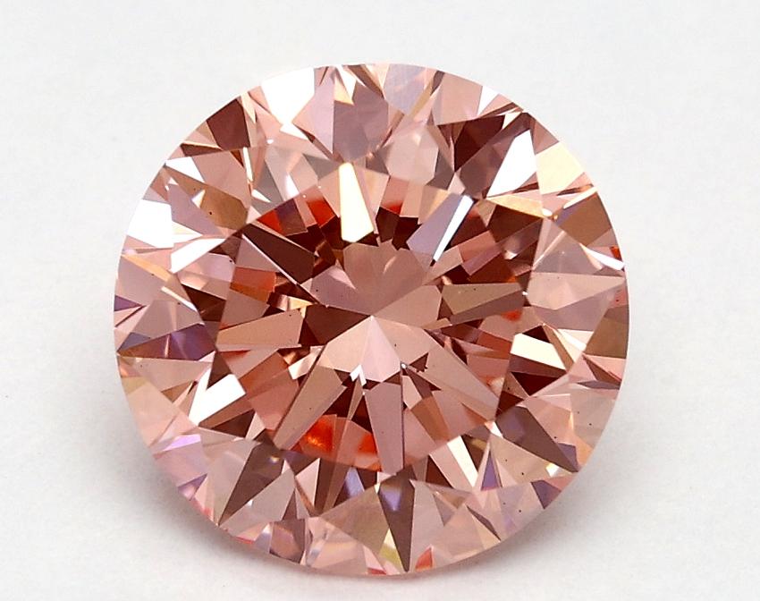 1.80 Ct. Fancy Vivid Pink Round Lab Grown Diamond