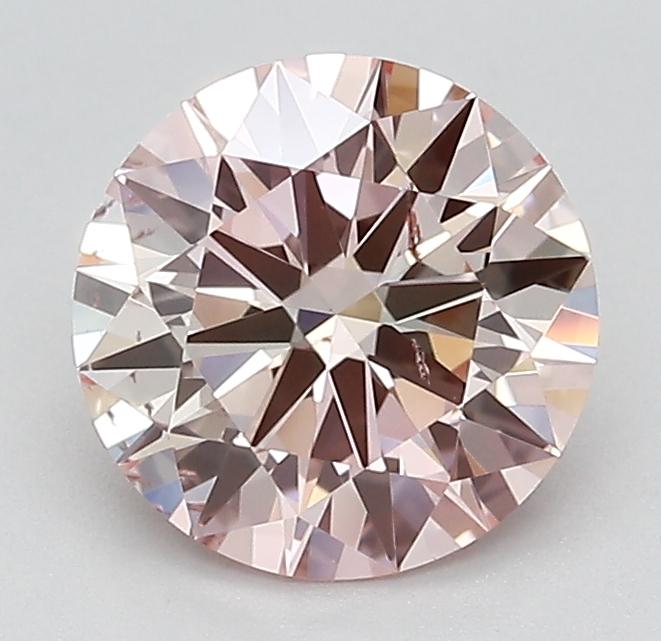 1.55 Ct. Fancy Pink Round Lab Grown Diamond