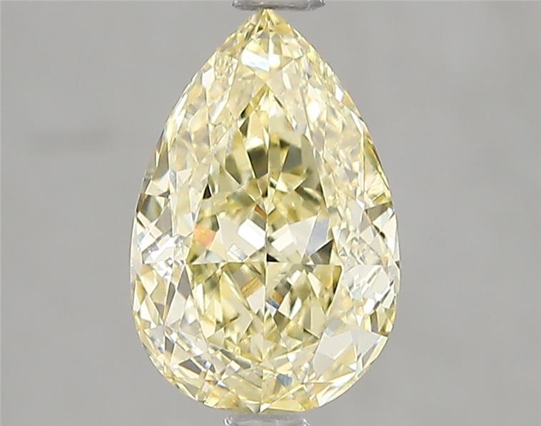 2.07 Ct. Fancy Intense Yellow Pear Lab Grown Diamond