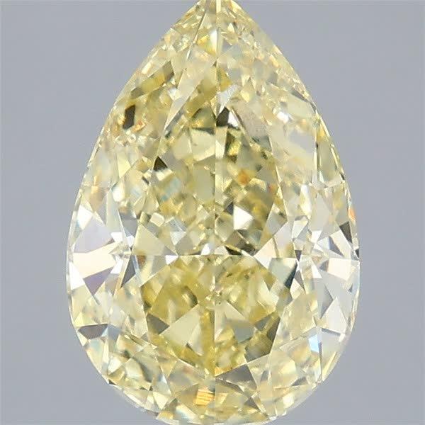 2.59 Ct. Fancy Intense Yellow Pear Lab Grown Diamond