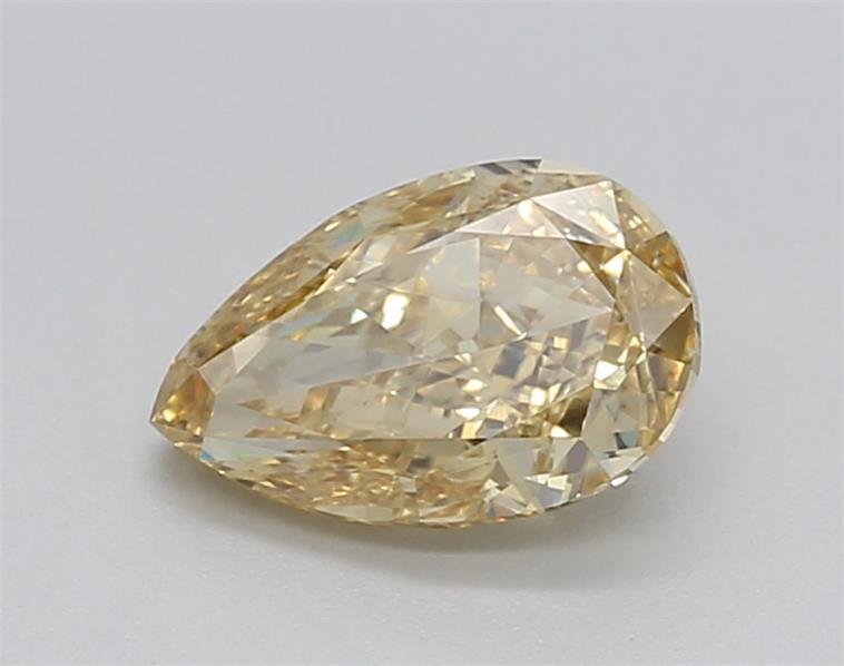 1.10 Ct. Fancy Vivid Yellow Pear Lab Grown Diamond