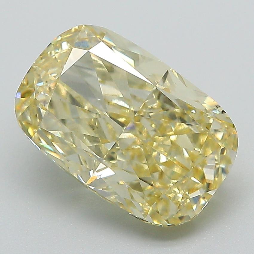 3.52 Ct. Fancy Intense Yellow Cushion Lab Grown Diamond