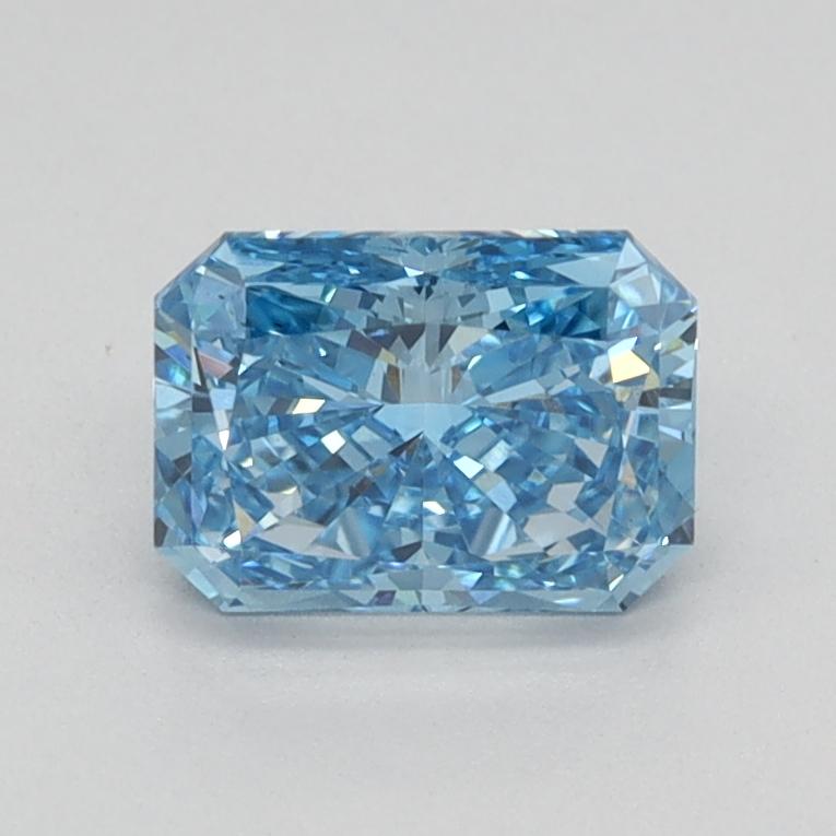 0.75 Ct. Fancy Vivid Blue Radiant Lab Grown Diamond
