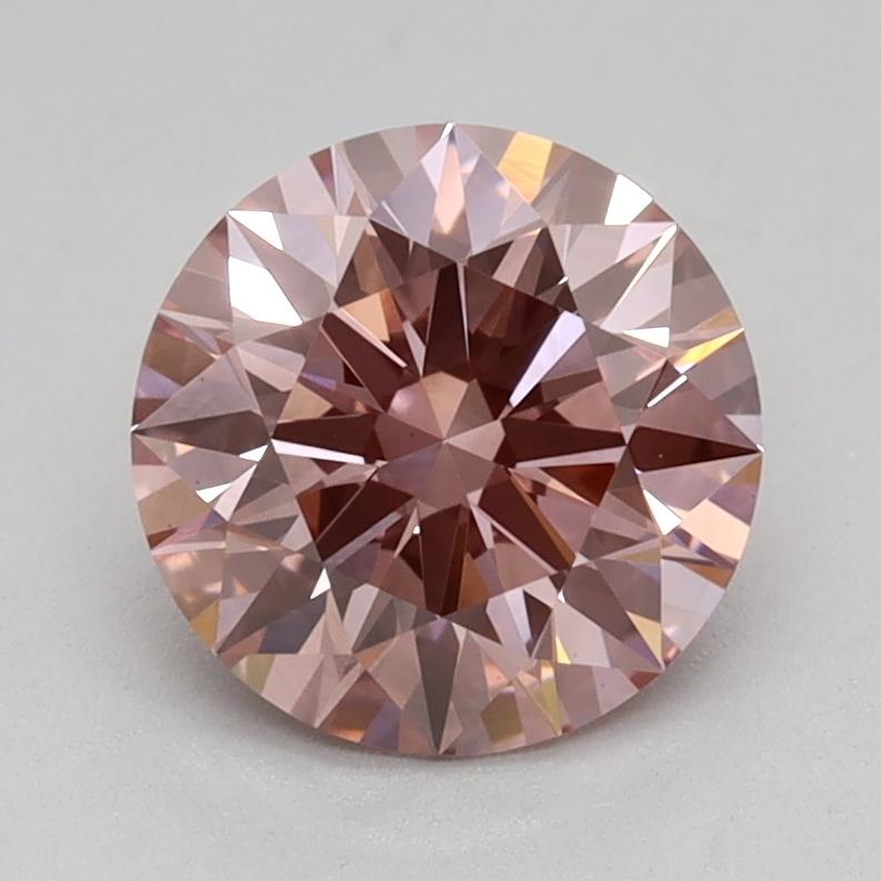 1.10 Ct. Fancy Intense Pink Round Lab Grown Diamond