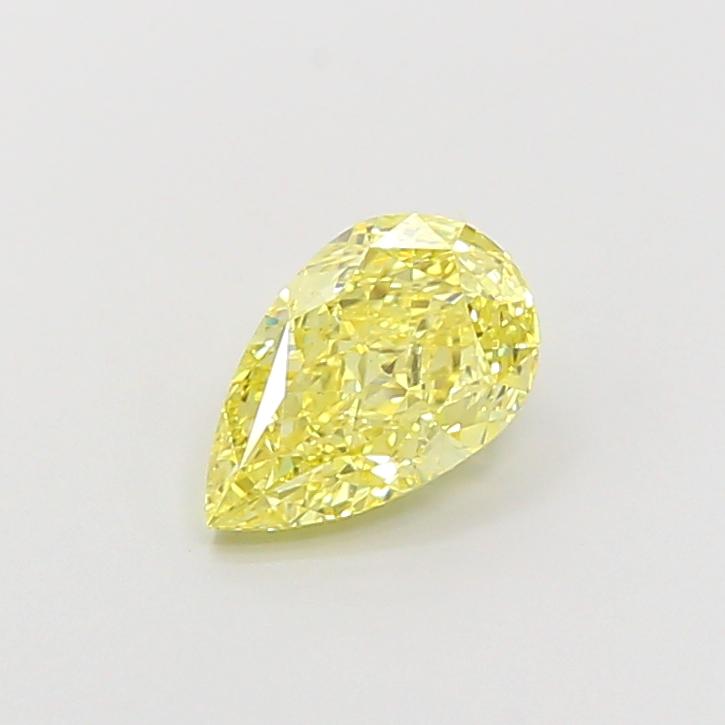 1.53 Ct. Fancy Intense Yellow Pear Lab Grown Diamond