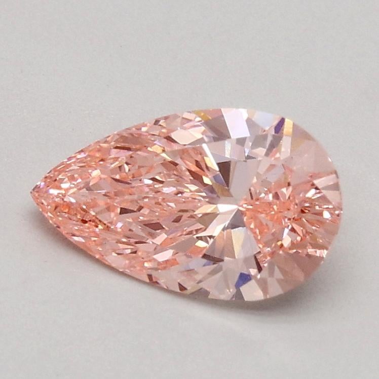 0.61 Ct. Fancy Intense Pink Pear Lab Grown Diamond