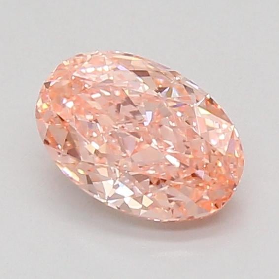 1.06 Ct. Fancy Vivid Pink Oval Lab Grown Diamond