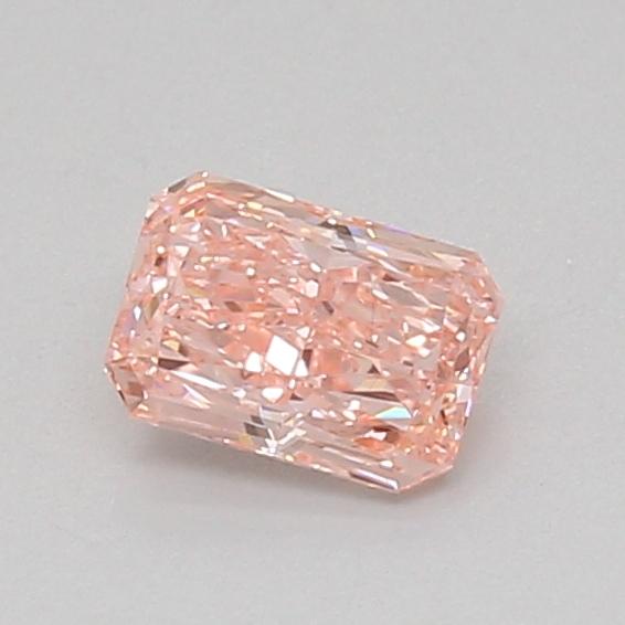 0.58 Ct. Fancy Vivid Pink Radiant Lab Grown Diamond