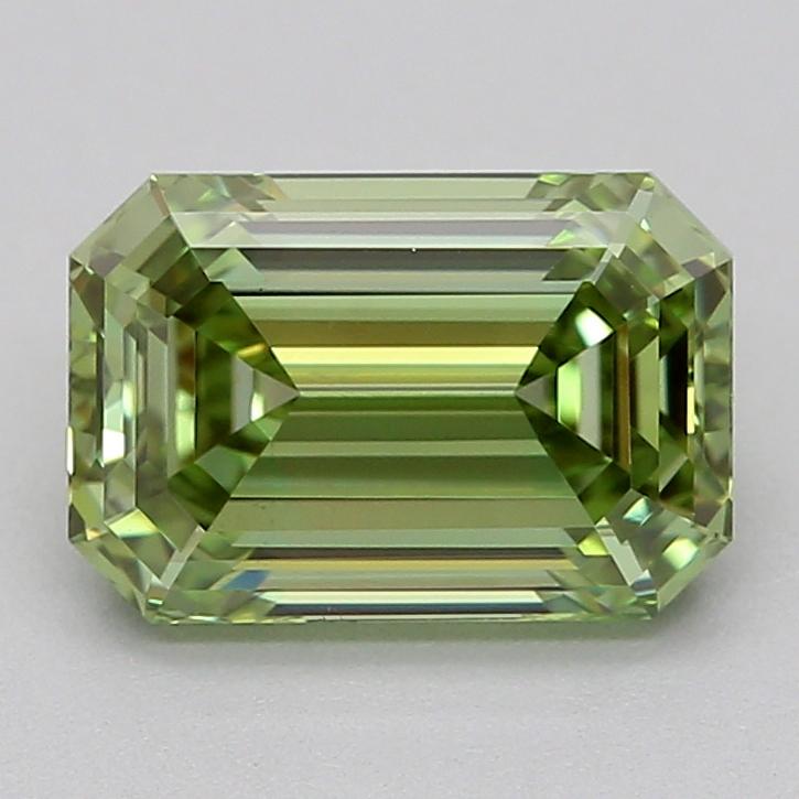 1.04 Ct. Fancy Vivid  Green Emerald Lab Grown Diamond