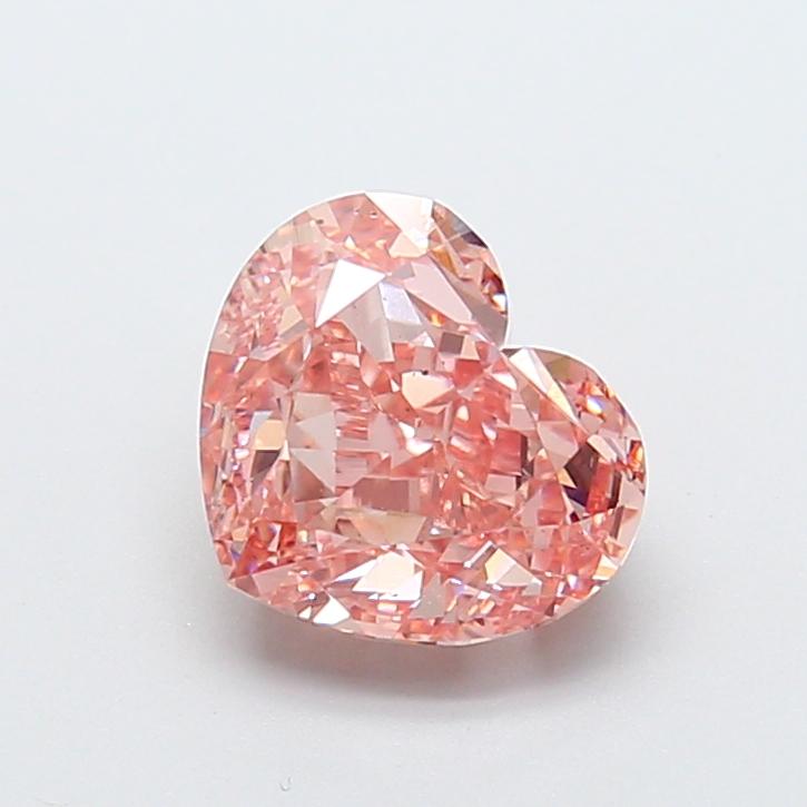 2.81 Ct. Fancy Intense Brownish Pink Heart Lab Grown Diamond