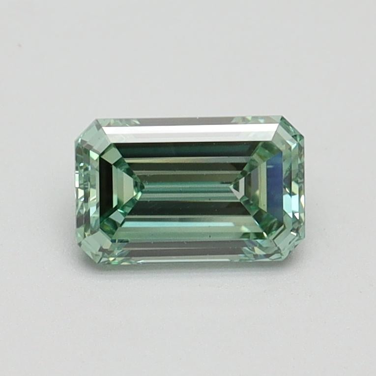 0.70 Ct. Fancy Intense Green Emerald Lab Grown Diamond