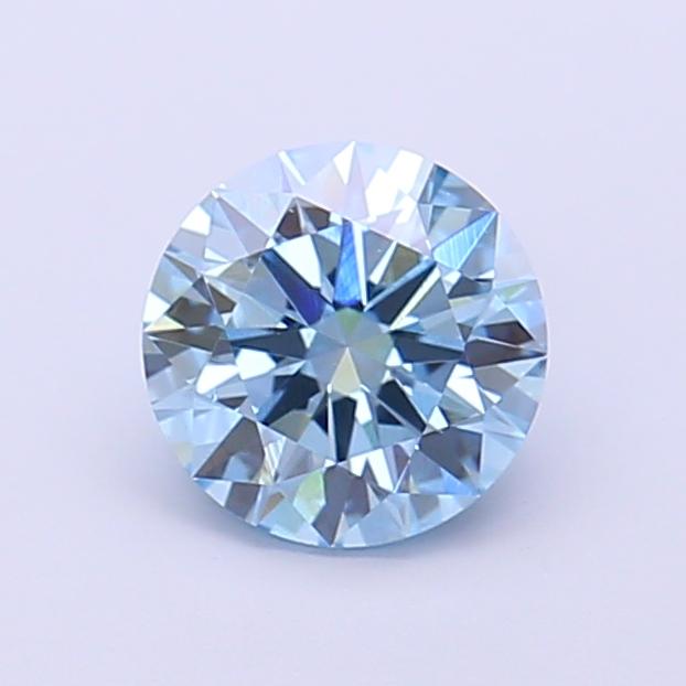 1.00 Ct. Fancy Vivid  Blue Round Lab Grown Diamond