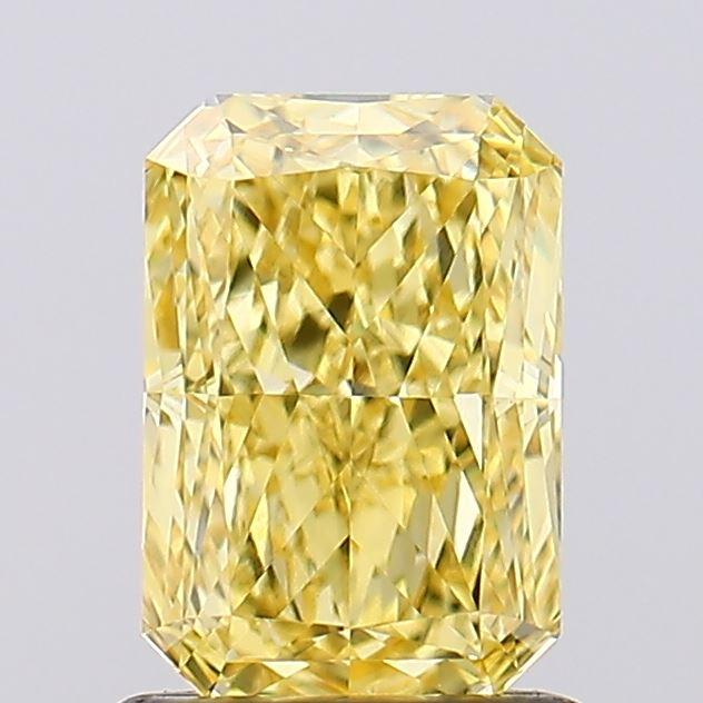 1.17 Ct. Fancy Vivid Yellow Radiant Lab Grown Diamond