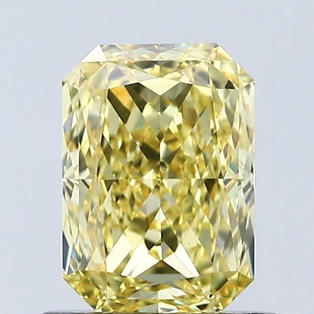1.02 Ct. Fancy Vivid Yellow Radiant Lab Grown Diamond