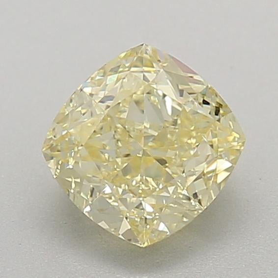 1.23 Ct. Fancy Intense Yellow Cushion Lab Grown Diamond