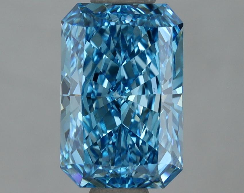 1.52 Ct. Fancy Vivid Blue Radiant Lab Grown Diamond