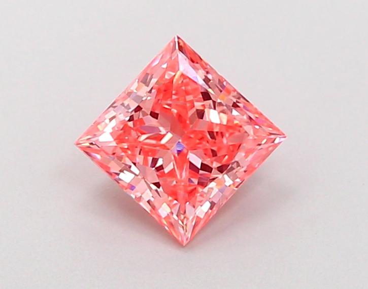 1.12 Ct. Fancy Vivid Yellow Princess Lab Grown Diamond