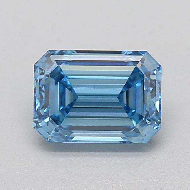 1.02 Ct. Fancy Vivid  Blue Emerald Lab Grown Diamond