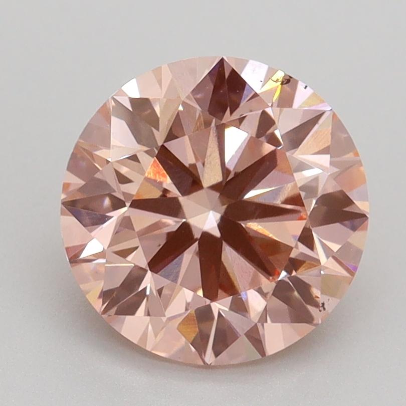 2.23 Ct. Fancy Intense Pink Round Lab Grown Diamond