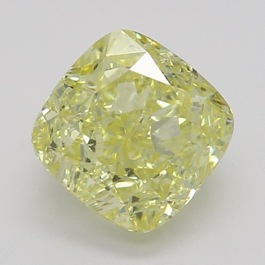 1.20 Ct. Fancy Intense Yellow Cushion Diamond