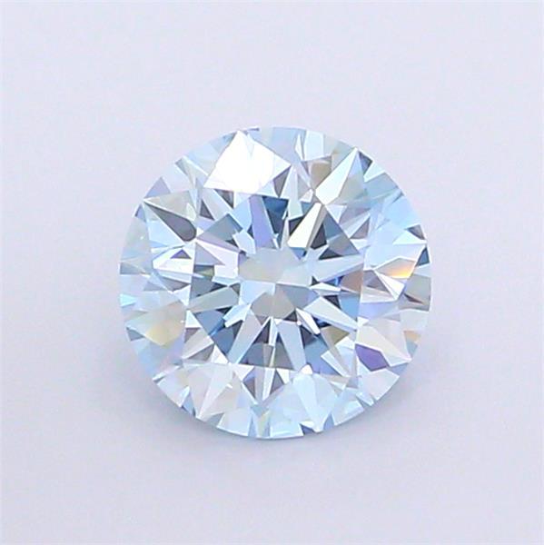 1.54 Ct. Fancy Intense  Blue Round Lab Grown Diamond