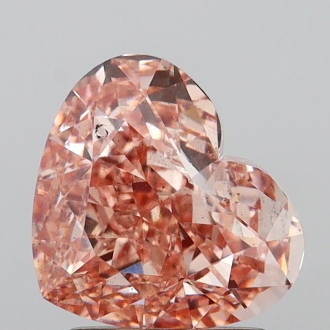 2.03 Ct. Fancy Vivid  Pink Heart Lab Grown Diamond