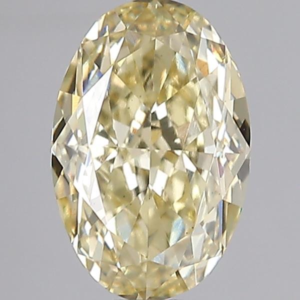 2.03 Ct. Fancy Yellow Oval Lab Grown Diamond