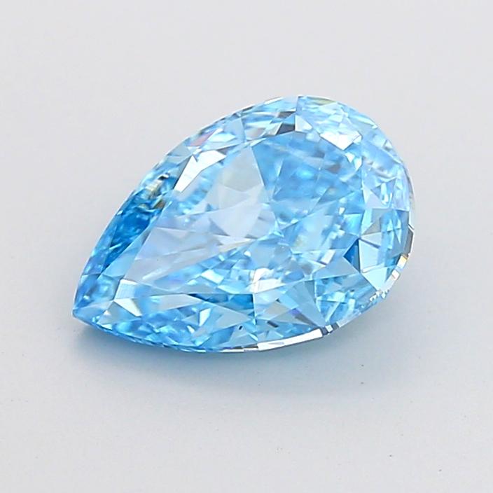 2.86 Ct. Fancy Vivid  Blue Pear Lab Grown Diamond