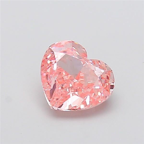2.06 Ct. Fancy Vivid Pink Heart Lab Grown Diamond