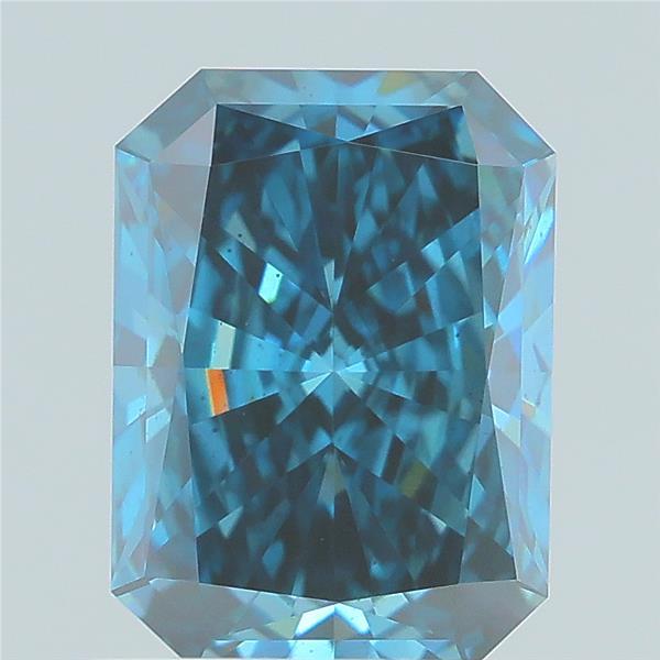1.06 Ct. Fancy Deep Blue Radiant Lab Grown Diamond