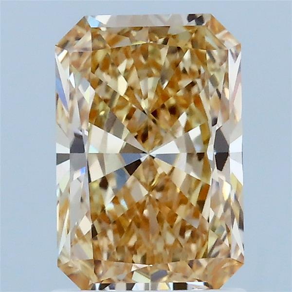 1.54 Ct. Fancy Brownish Yellow Radiant Lab Grown Diamond