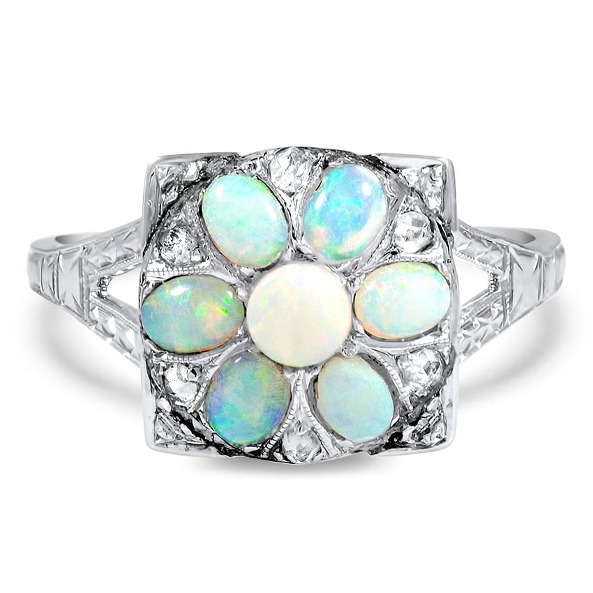Edwardian Opal Cocktail Ring