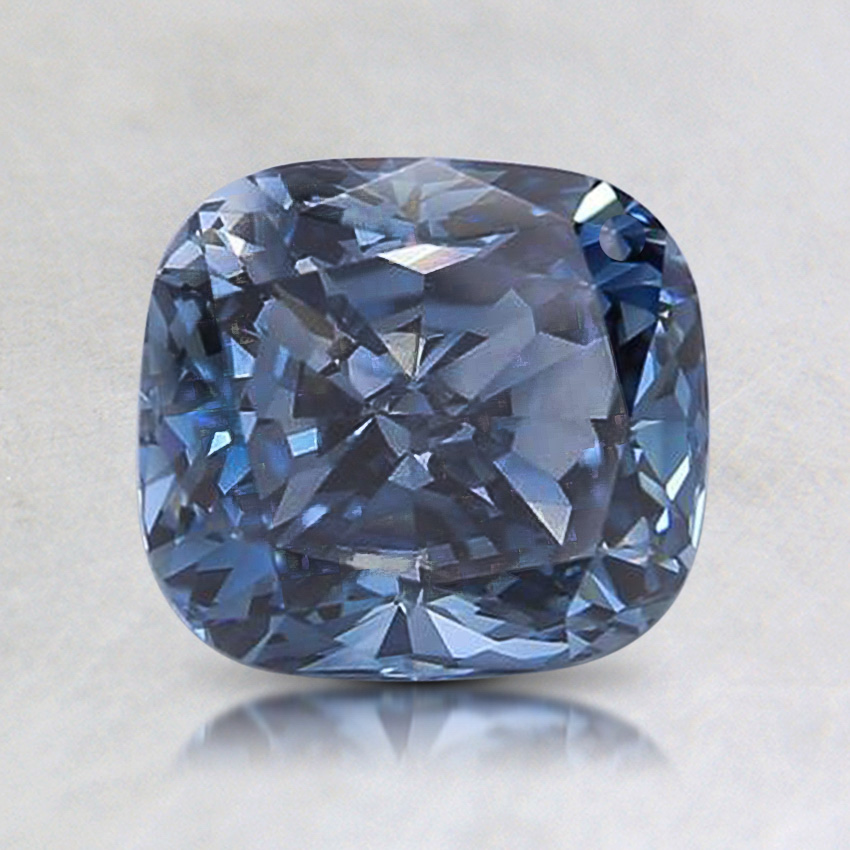1.37 ct. Lab Grown Fancy Vivid Blue Cushion Diamond