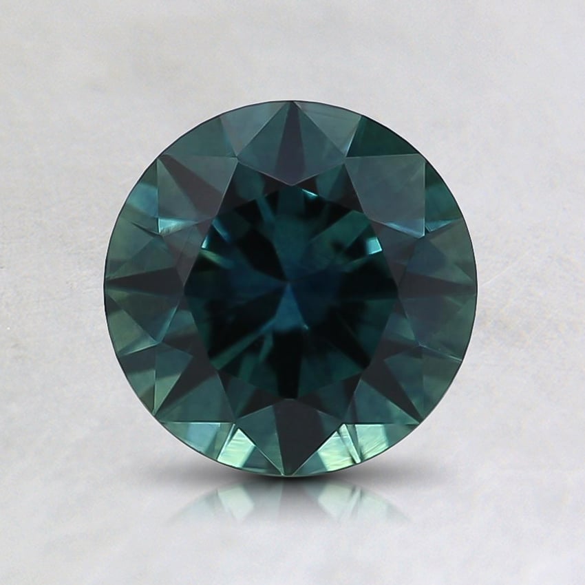 6.5mm Premium Teal Round Montana Sapphire
