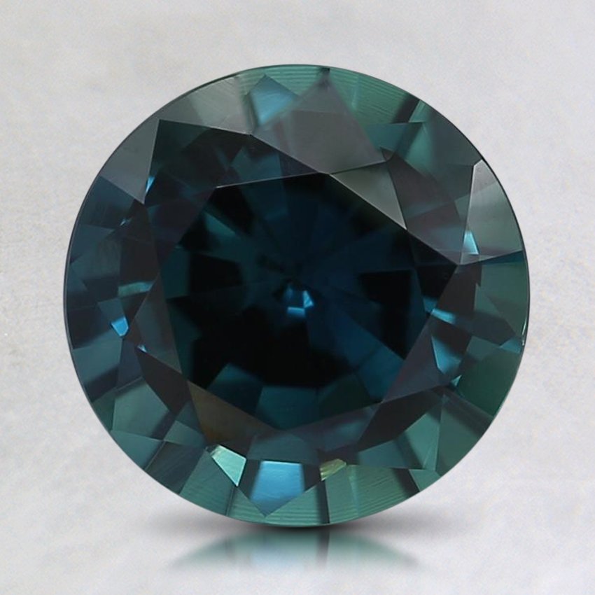 8mm Teal Round Sapphire