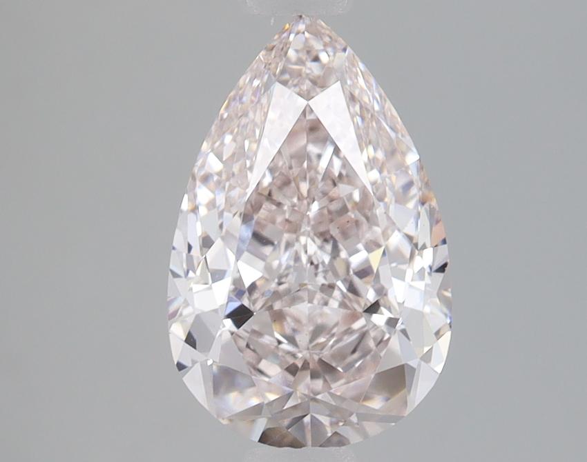 2.03 Ct. Light Brownish Pink Pear Lab Grown Diamond